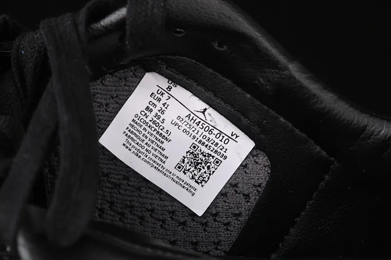 All categories Air Jordan Jordan series basketball shoes Air Jordan 1 Low Air Jordan 1 Low AJ1 Joe 1 knitted black low-top basketball shoes AH4506-010